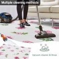 thumbnail image 5 of Valentine's Day Outdoor Rug 3x5 Ft - Reversible Patio Rug Outdoor Camping Rugs, Spring Roses Romantic Pink Bows Leaves Washable Indoor Outdoor Area Rugs, Non-Slip Outdoor Carpet Runner for Deck/Porch, 5 of 8