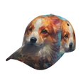 thumbnail image 2 of Xecao Cartoon Pattern Corgi for Baseball Cap: Unisex, crafted from classic polyester twill fabric, featuring a soft unconstructed design, 2 of 5