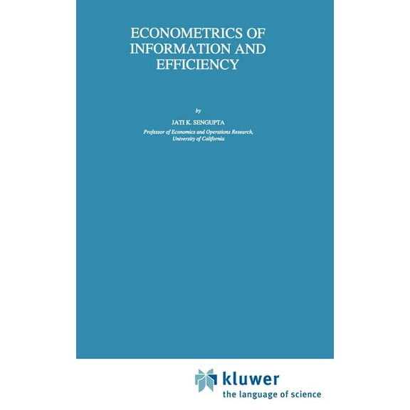 Theory and Decision Library B Econometrics of Information and Efficiency, Book 25, (Hardcover)