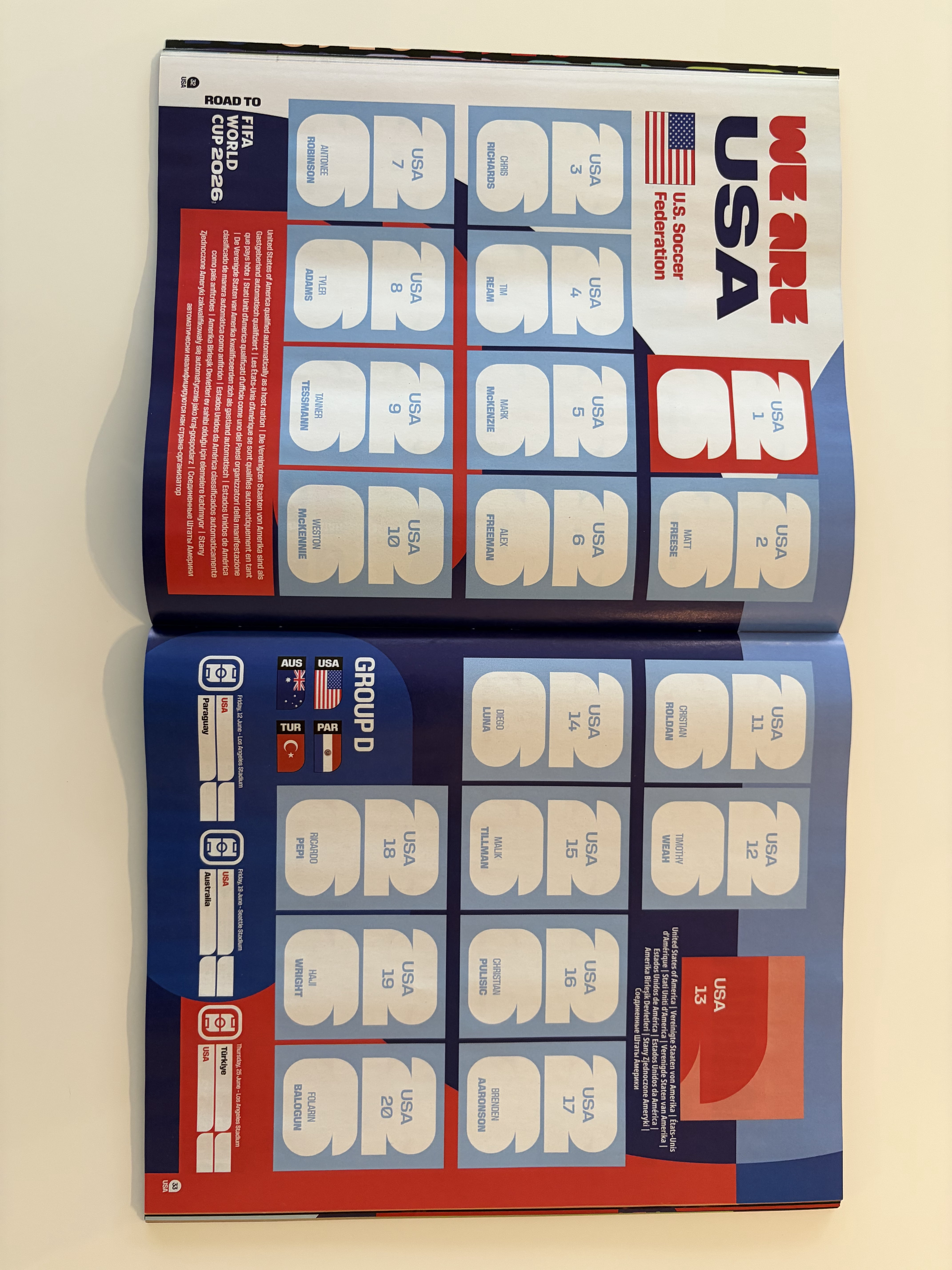 FIFA® World Cup 2026 PANINI® Collection - Soft Cover Album and 1 Box with 50 Sticker Packets