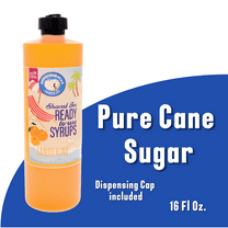 Hypothermias TANGERINE (16 Fl Oz) Handcrafted Hawaiian Snow Cones Flavor Syrups for Drinks, Coffee, Shaved Ice & Slushie, Piraguas, Raspados, Soda Flavor Syrup, 100% Pure Cane Sugar