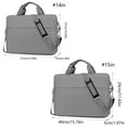 thumbnail image 2 of Computer Carrying Case 14/15.6 Inch Laptop Sleeve with Shoulder Strap for Travel, 2 of 8
