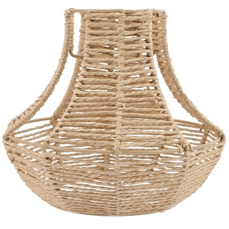 

Decorative Imitation Rattan Lamp Shade Woven Pendant Light Shade Home Ornament