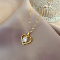 thumbnail image 4 of Collar con microincrustaciones de clavícula Ins Love de regalo de cumpleaños Wmkox8yii fajkfhkj5473, 4 of 7