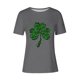 thumbnail image 4 of Mujeres Manga Corta de Verano Tops Impreso Sudadera Casual, Cuello Redondo Blusa Ligera para la Primavera Y el Verano, 4 of 4