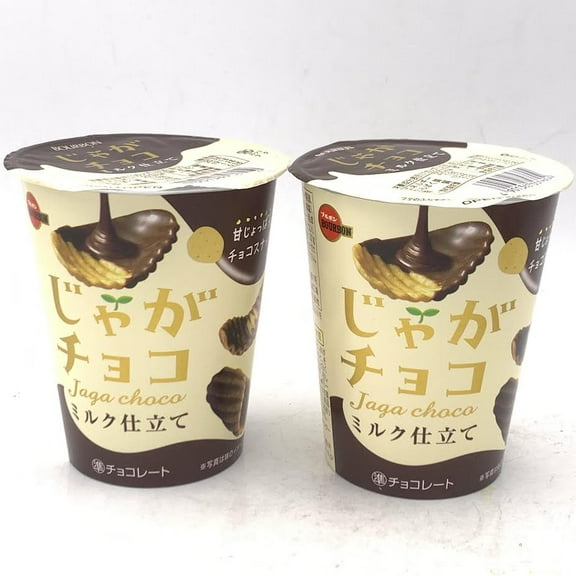 Bourbon Potato Chips Snack Covered in Chocolate 37g 巧克力波浪洋芋片杯