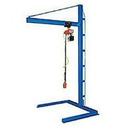 Cantilever Floor Mounted Jib Crane - 300 lbs