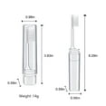 thumbnail image 3 of Bonixoom Portable Travel Folding Toothbrush Set, Disposable Transparent Storage (10pcs), 3 of 9