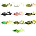 thumbnail image 4 of VONKY Double Frog Soft Baits Silicone Soft Lure Jigging Fishing Lure 2, 4 of 8