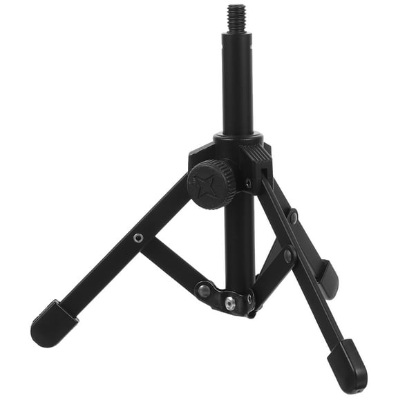 FRCOLOR Portable Desk Microphone Stand Holding Mic Tripod Stand Desktop Mic Stand