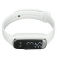 thumbnail image 3 of Reloj digital con pantalla LED, recargable durante 12 o 24 horas, elegante reloj de pulsera electrónico para hombres y mujeres, color blanco, 3 of 12