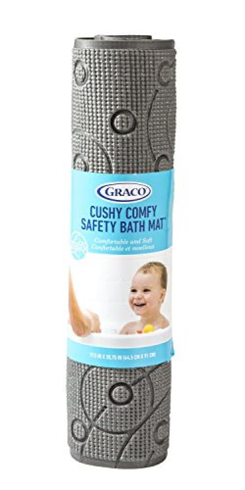 Graco Cushion Comfy Safety Bath Mat, Pewter