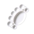 thumbnail image 1 of letairis Plastic Paint Palette Tray DIY 7-Well Craft Art Painting Beauty Pallet Accessory Random Color, 1 of 7