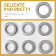 thumbnail image 4 of 6pcs Plastic Curtain Ring Curtain Circles Curtain Rings Drapery Rings Curtain Grommet, 4 of 6