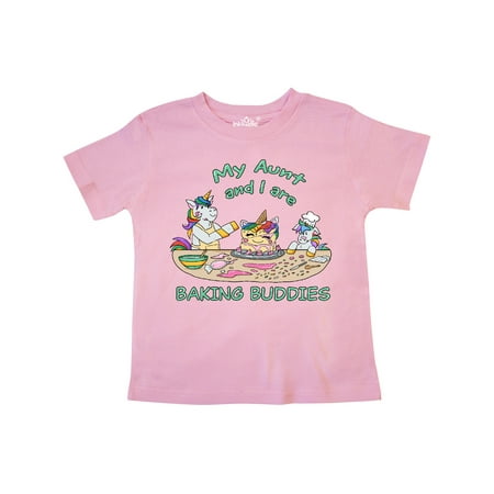 

Inktastic My Aunt and I are Baking Buddies Gift Toddler Boy or Toddler Girl T-Shirt