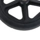 thumbnail image 3 of Rueda delantera para silla de ruedas, aleación ABS, PU, ​​repuesto para silla de ruedas, resistente y con cojinetes Negro 7 pulgadas, 3 of 8