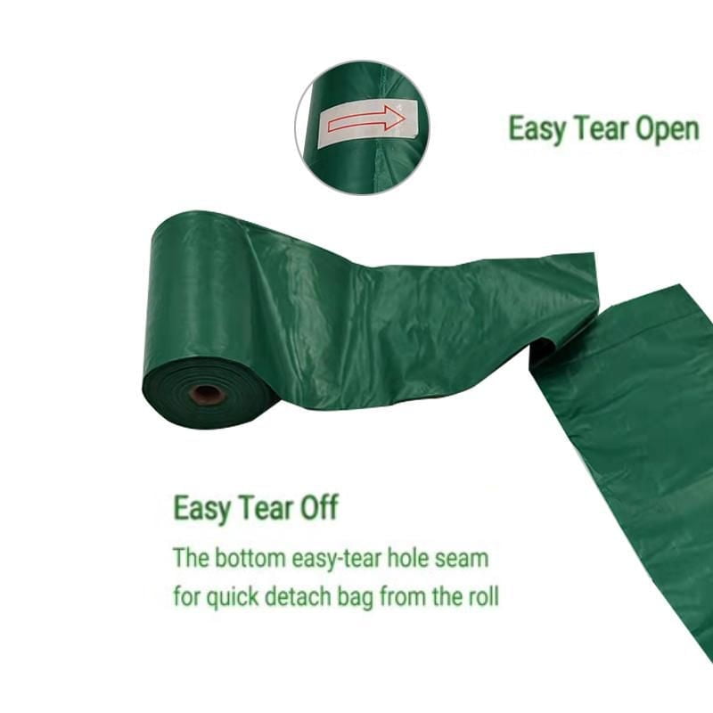 Eco Waste Bags 400ct with 1 Fabric Dispenser, 23cm*33cm*15mic, 20 bags/roll, 20 rolls/pack, Great Value Eco Dog Poop Bags 400ct with 1 Fabric Dispenser