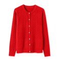 thumbnail image 5 of Ftwytp Womens Cardigan Short Chunky Cardigans Long Sleeve Jumpers Open Front Ribbed Knit Lightweight Outerwear for Winter Spring, 5 of 9