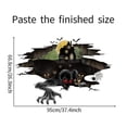 thumbnail image 3 of Halloween Atmosphere Sticker Decorative Wall Sticker (broken Wall Castle Crow Monster House 30*90cm 2 Pieces), 3 of 5
