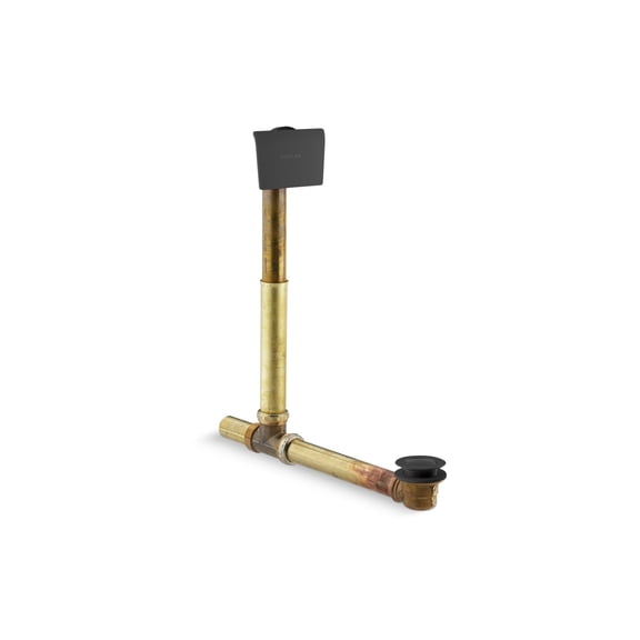 KOHLER K-7169-AF-BL Matte Black Pop-Up Drain | Adjustable 1-1/2" Fixture