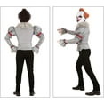 thumbnail image 2 of Rubie's mens It Movie Deluxe Pennywise Adult Sized Costumes, 2017 Version, X-Large US, 2 of 9