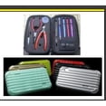 thumbnail image 2 of 9pcs/set Portable Ohm Tester Screwdriver Winding Rods Tweezers Pliers Coil Hand Tool Kit Spare Parts for RBA RDA Rebuildable Electric Cigarette Atomizer with Storage Case, 2 of 5