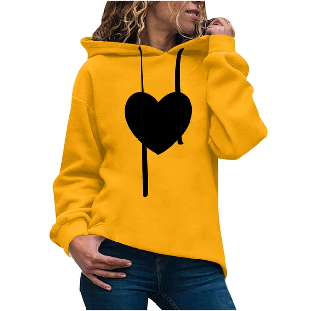 Sudadera con capucha para mujer, jersey, manga larga, estampado, cómoda, con cordón, blusa, tops Fridja fhghd4707