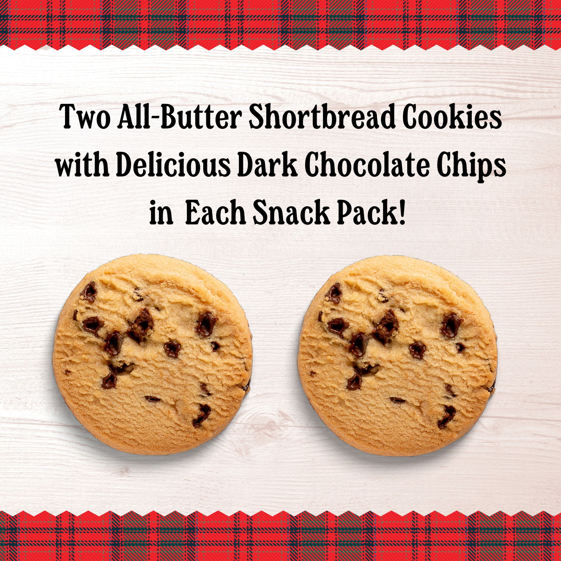 Walker’s Shortbread Chocolate Chip Shortbread Cookies, Kosher, 2 Count (20 Pack)