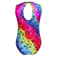 thumbnail image 2 of Doomiva Kids Girls Metallic Sleeveless Gymnastics Leotard Ballet Dance Unitard Tumbling Camisole Top Rainbow 8, 2 of 7