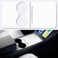 thumbnail image 1 of Farmogo Upgarde Center Console Wrap Cover Kit White Only Fit New Center Console Compatible with Tesla 2021-2025 Model Y & 2021-2023 Model 3 (White), 1 of 7