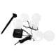 thumbnail image 3 of Guirnalda de luces LED de nailon blanco cálido con 10 luces LED impermeables para bodas y fiestas, 3 of 8