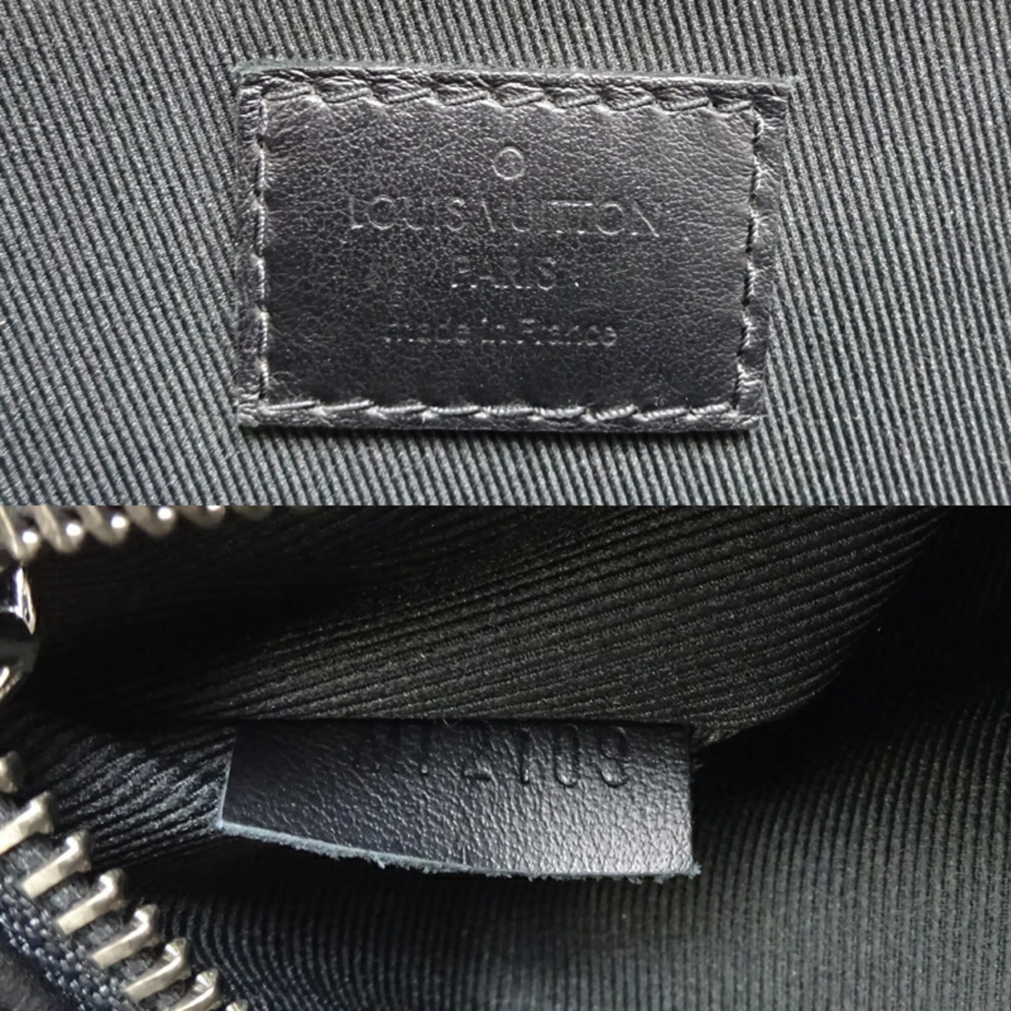 Louis Vuitton Black Monogram Eclipse Bumbag Discovery Fanny Pack Waist Bag  861867