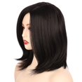 thumbnail image 5 of OneDor 11" Short Straight Synthetic Heat Resistant Bob Wigs, Full Head Hair Wigs for Women, Girls (RL2/4) …, 5 of 7