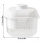 thumbnail image 3 of Greek Yogurt Strainer With Double Press Whey Separator, 3 of 9
