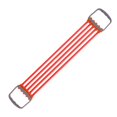 thumbnail image 3 of fastboy 30-150lbs Chest Expander Rally Strap Elastic Band Leg Foot Resistance Rope Red 67 x 11cm 1Set, 3 of 5