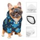 thumbnail image 3 of Fotbe Blue Owl Sudadera con Estampado para Perros Pequeños – Suéter con Capucha para Mascotas, Tela Suave de Forro Polar con Bolsillo-Medium, 3 of 7