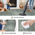 thumbnail image 6 of BERTHMEER 5'x7' Area Rugs for Living Room Kitchen Bedroom Rugs Non Slip Washable Vintage Blue Gray Carpets Oriental Distressed Office Dorm Dining Room Traditional Distressed Throw Rugs, 6 of 8