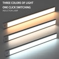 thumbnail image 2 of Wireless Rechargeable LED Under Cabinet Light Strip – Ultra-Thin Motion Detector – 3 Switch & Color Modes – Type-C Charging – Silver 10CM, 2 of 6