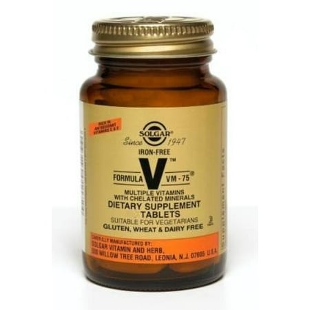 Copper Free 180 Tablets - Solgar Formula VM-75 Iron-Free 180 Tablets