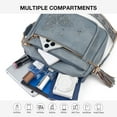 thumbnail image 3 of Small Crossbody Bag for Women, Cell Phone Purse Womens Shoulder Handbags Wallet Purse with Credit Card Slots Adjustable Guitar Strap, 3 of 6
