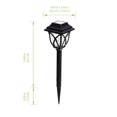 thumbnail image 2 of Mainstays Solar Powered Black LED Square Pathway Light Set, 10 Lumens (6 Pack), 2 of 8