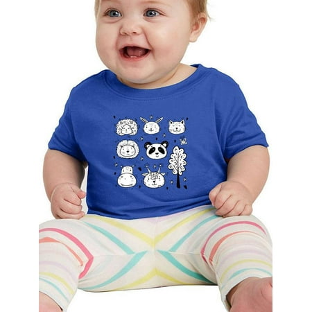 

Kiddie Animals Drawing T-Shirt Infant -Image by Shutterstock 6 Months