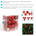 thumbnail image 4 of Sunnydaze Deck the Halls Assorted Christmas Ornament Kit - 59ct - Red, 4 of 11