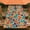 Color-Mosaic, variant on YESAD Waterproof Fitted Rectangle Tablecloth With Elastic Edge, Wipeable Table Cover For 6 Ft Tables With Umbrella Hole, Perfect For Outdoor Picnic & Camping,30x60 In,Wave-Jungle
