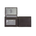 thumbnail image 4 of Cartera Timberland de piel con bolsillo abatible para hombre, color marrón, 4 of 7