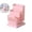 Pink, variant on Plastic Pen Holder with 3 Compartments – Desktop Organizer for Markers, Art Brushes & Makeup – Lightweight Storage Caddy for Office, Room & Vanity