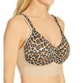 thumbnail image 1 of Women's Rhonda Shear 0021 Molded Cup Bra with Mesh Back Detail (Leopard 3X), 1 of 1