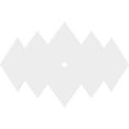 thumbnail image 4 of 24"W x 16"H x 1"ID x 7 1/2"C x 1"P Zoe Architectural Grade PVC Contemporary Ceiling Medallion, 4 of 11