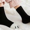 thumbnail image 3 of Calcetines borrosos para mujer Calcetines esponjosos suaves y cálidos de invierno, 3 of 5