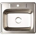thumbnail image 3 of ZUHNE Drop-In Utility Laundry Kitchen Sink Stainless Steel (25 by 22 Single Bowl), 3 of 3